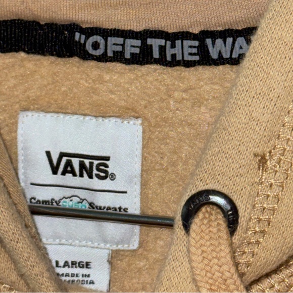 Men’s US Large Mustard Vans Hoodie - Picture 13 of 14